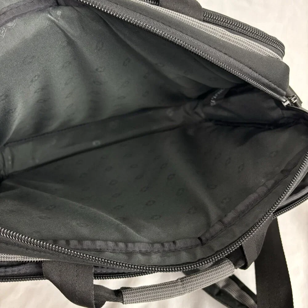 SwissGear Wenger Black & Gray Laptop Bag - Multiple Compartments Durable Fabric. - Picture 13 of 16